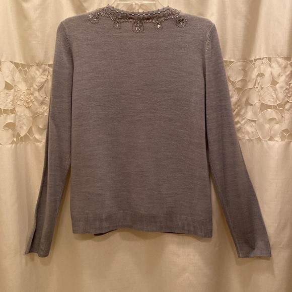 Cami NYC Gray Embellished Cardigan - Picture 2 of 6